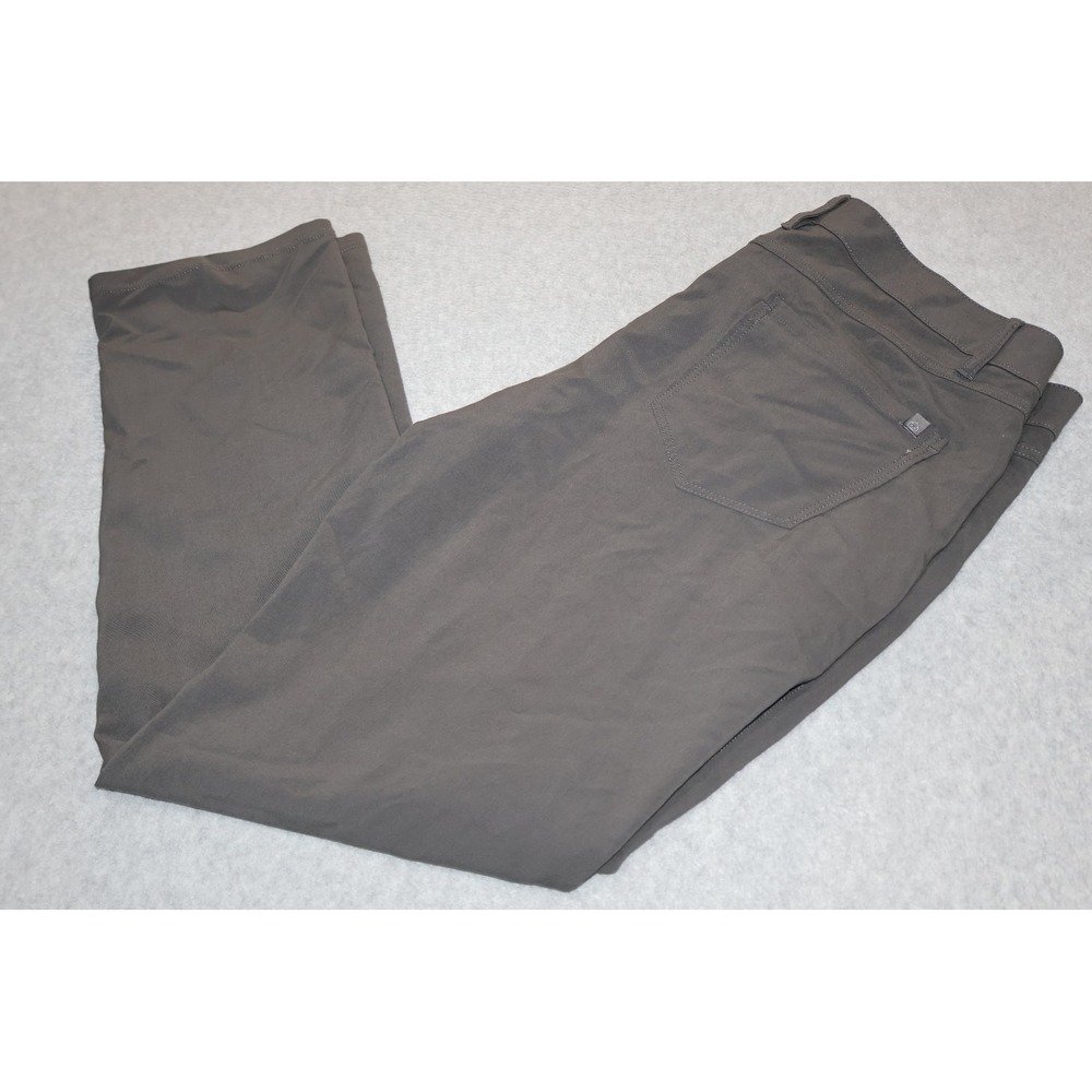 Tasc Performance Pants Men 35x30 Gray Tailored Bamboo Viscose Chinos Golf